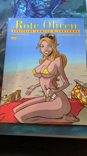 Rote ohren comic - rote,